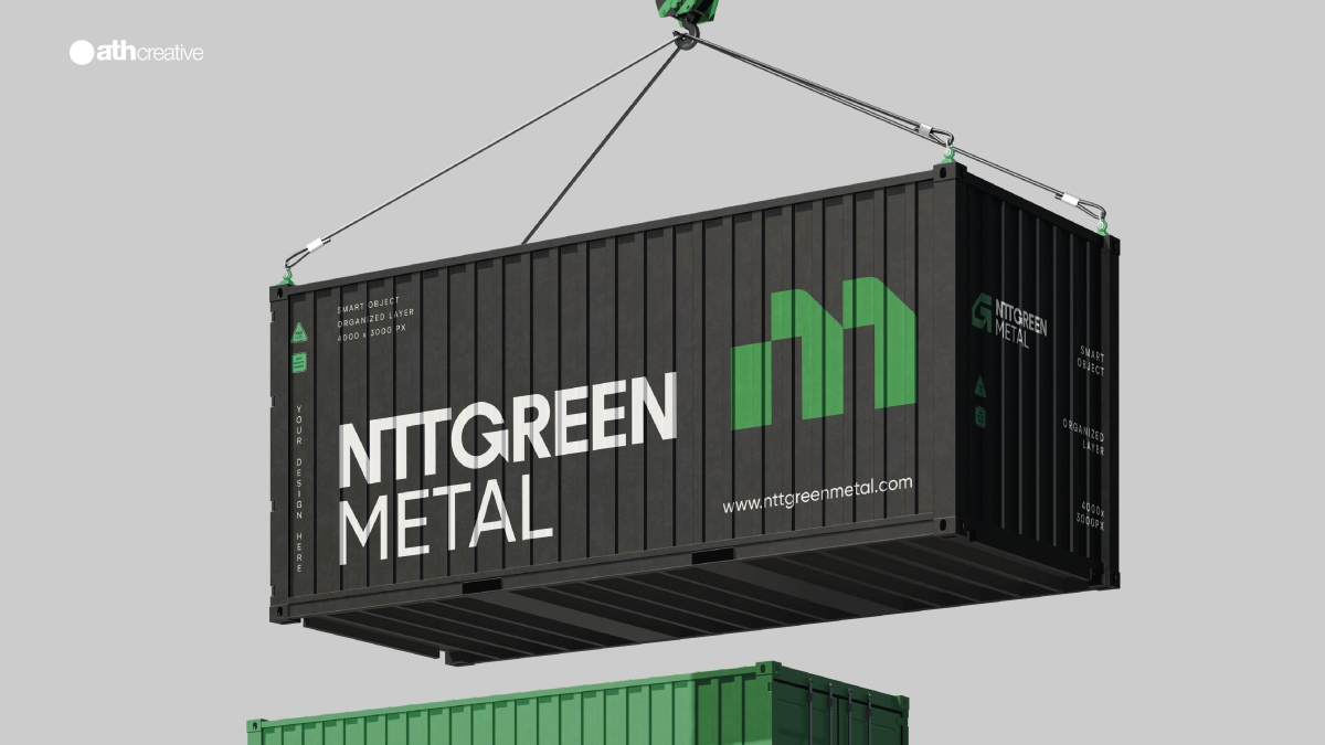 THIẾT KẾ BỘ NHẬN DIỆN THƯƠNG HIỆU NTTGREEN METAL